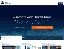 Tablet Screenshot of agiletrailblazers.com
